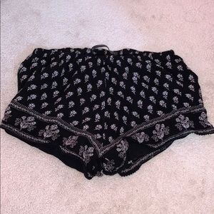 Zara floral patterned shorts